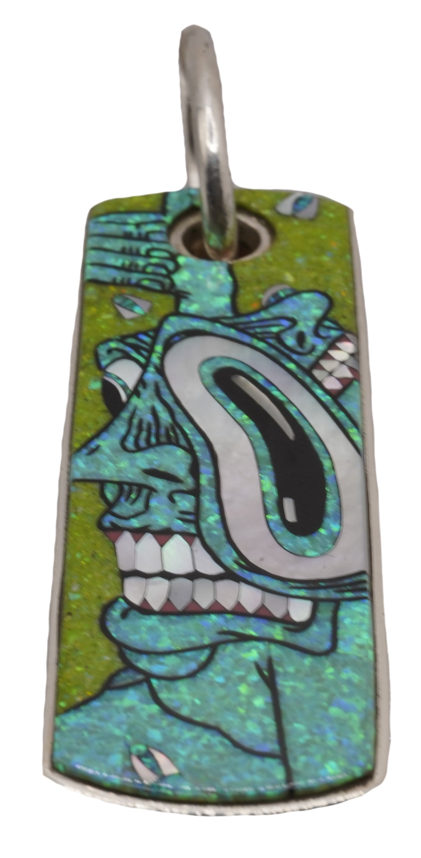 David Freeland X Aaron Brooks Face Pendant Green/Teal