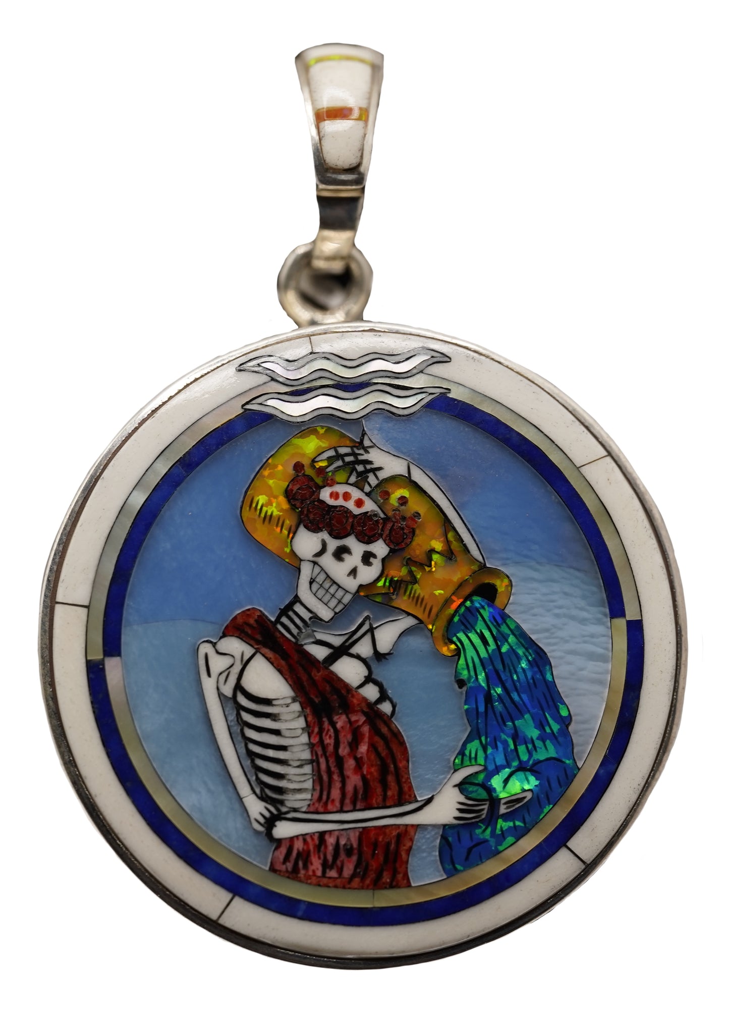 David Freeland X Jerry Jaspar Grateful Dead Skeleton Pendant