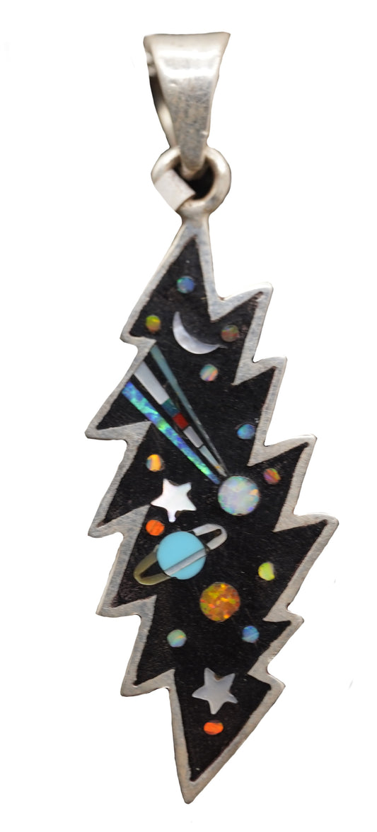 David Freeland Grateful Dead Galaxy Bolt Pendant