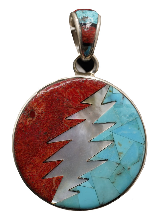 David Freeland Grateful Dead Bolt Pendant