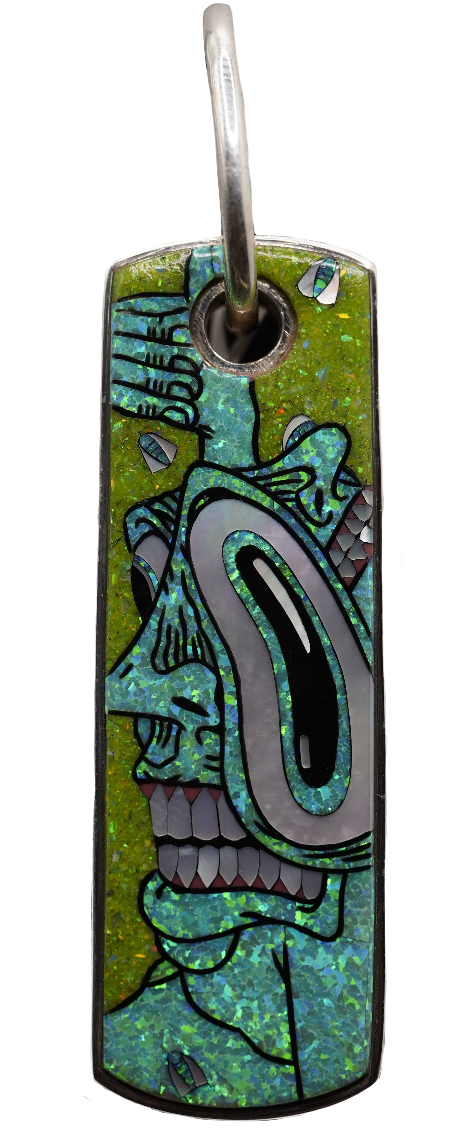 David Freeland X Aaron Brooks Face Pendant Green/Teal