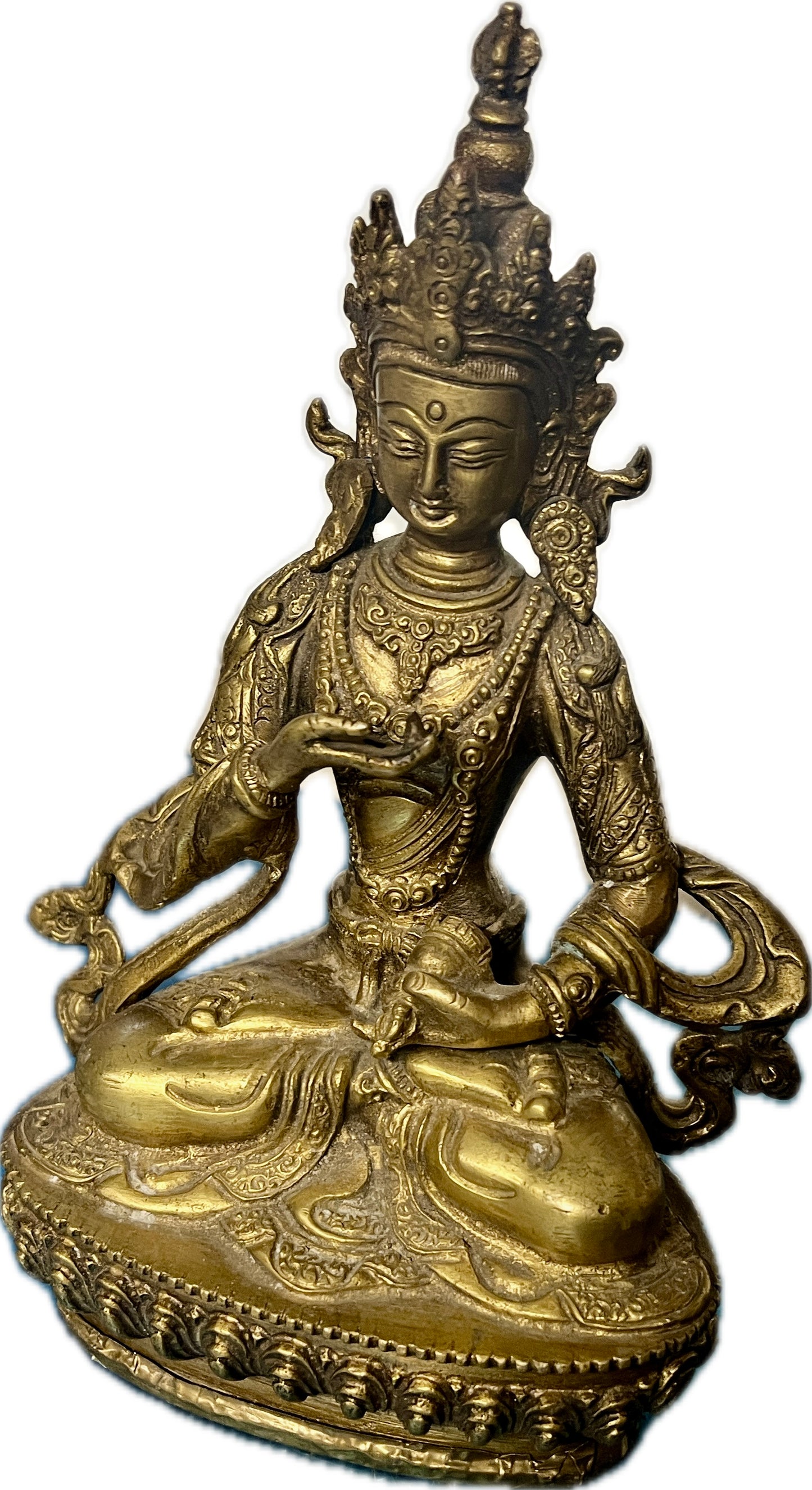 Buddha bronze and brass statue