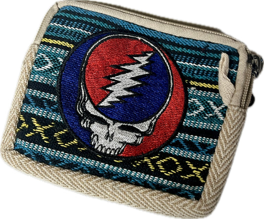 Steal Your Face hemp pouch