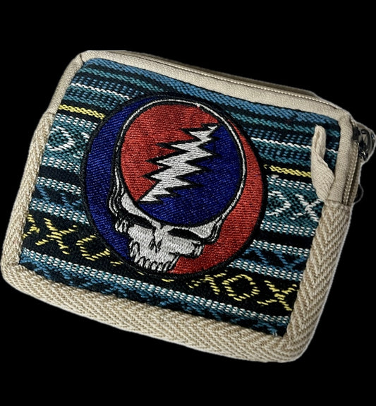 Steal Your Face hemp pouch