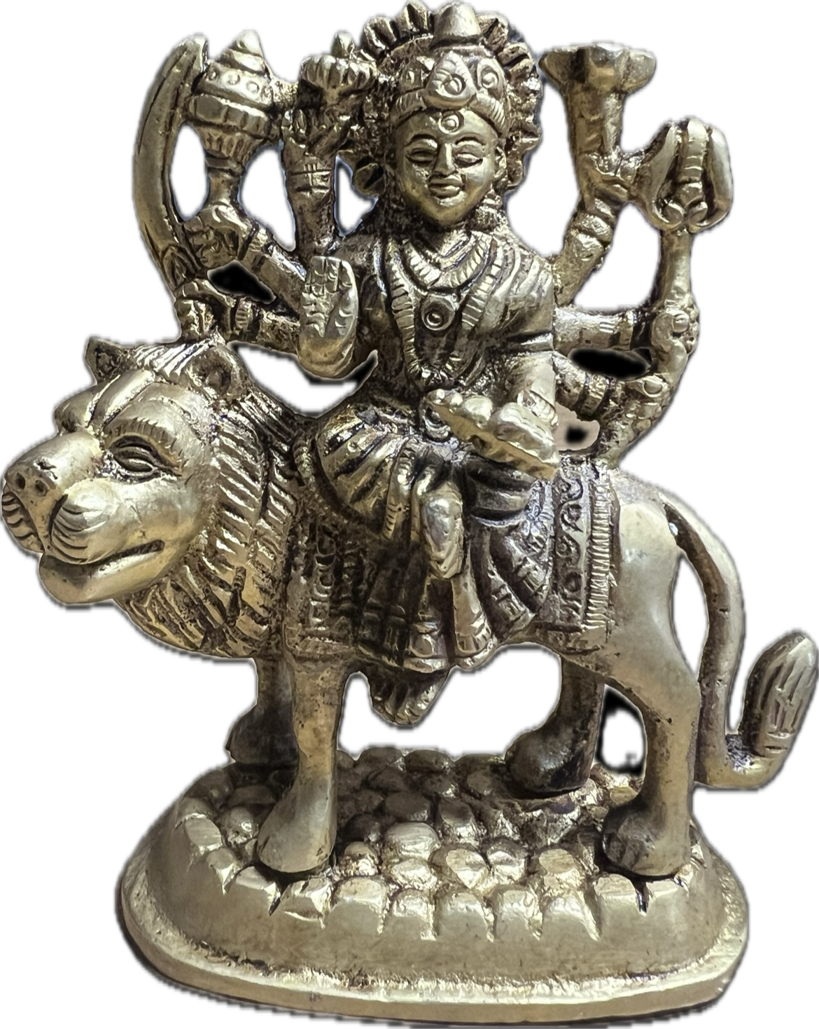 Small Durga Brass/Bronze Statue