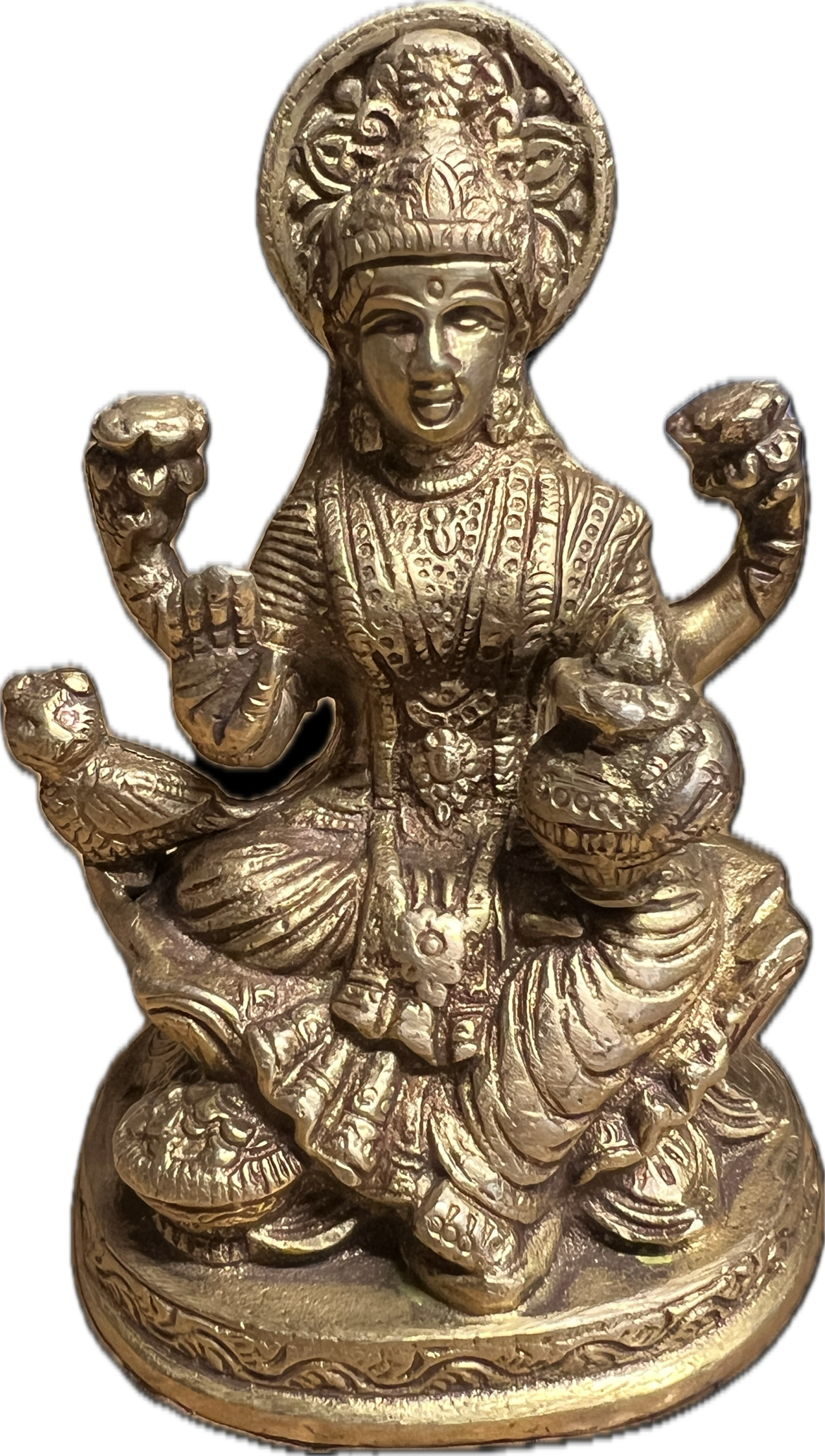 Small Lakshmi Brass/Bronze Statue