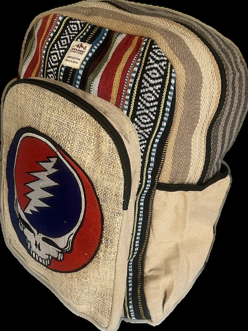 Steal Your Face Hemp Backpack